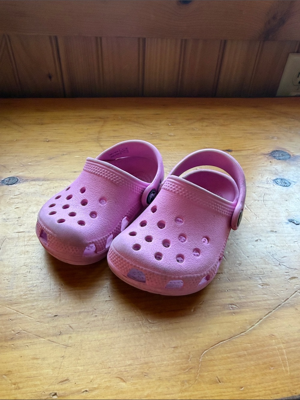 Baby Pink Slip-On Clogs